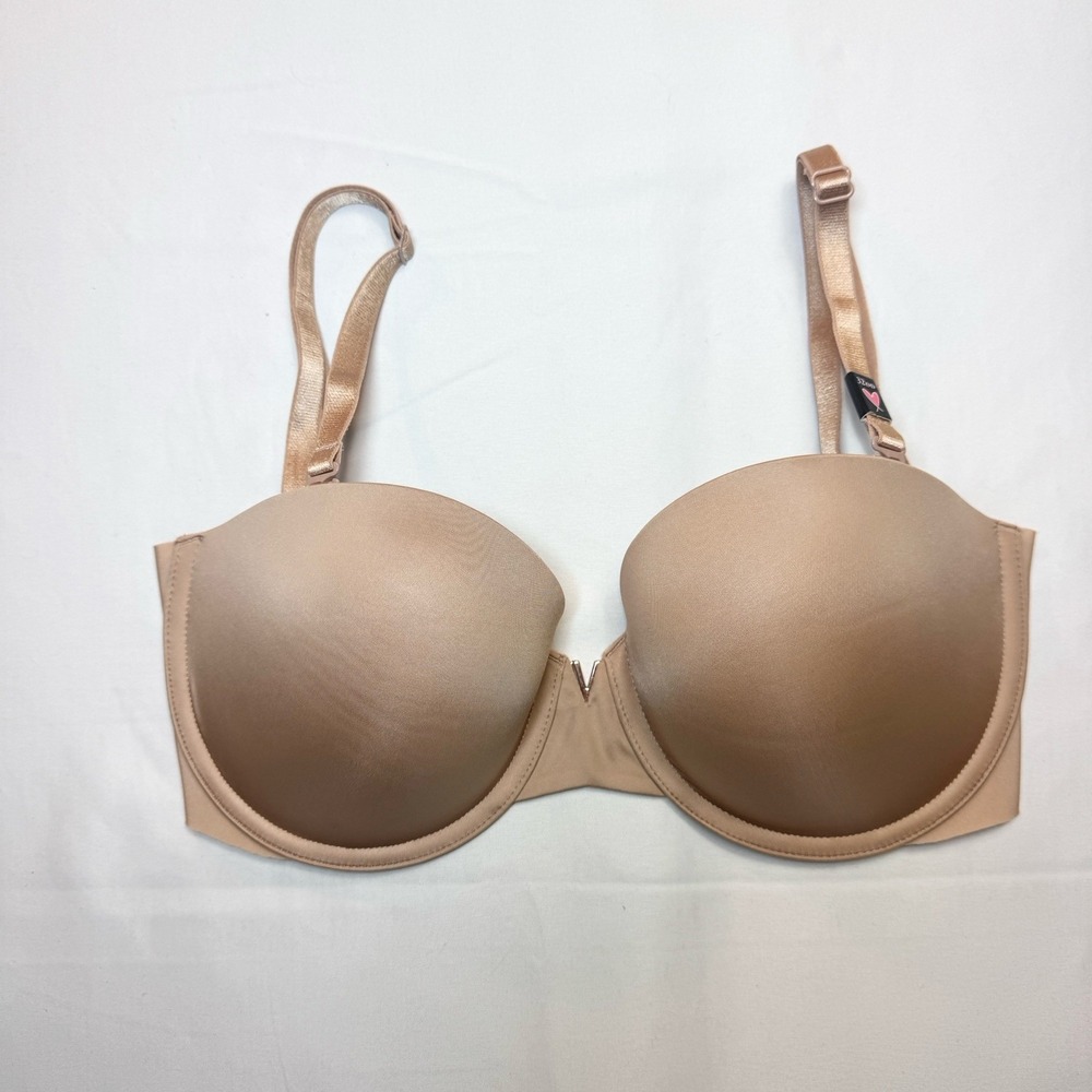 Victorias Secret 32DDD Bare Illusions Smooth Uplift Strapless Bra Multiway
